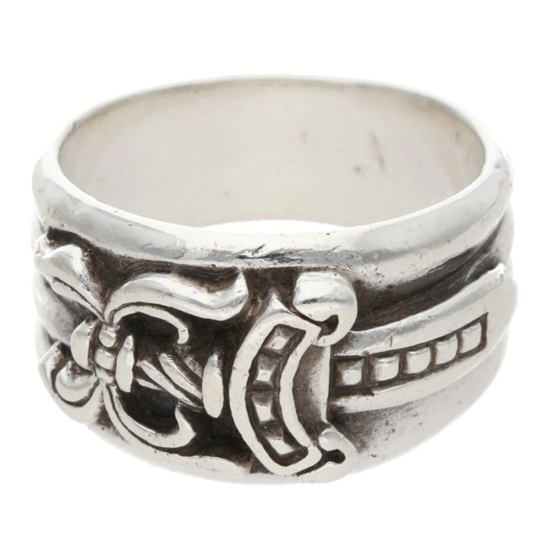 CHROME HEARTS DAGGER SILVER RING: Chrome Hearts Dagger Silver Ring Brand: Chrome Hearts Type/Style: Ring Material: 925 Silver Color: Silver Size: 9.5 US Accessories: None Accessories Notice: When purchasing pre-owned goods