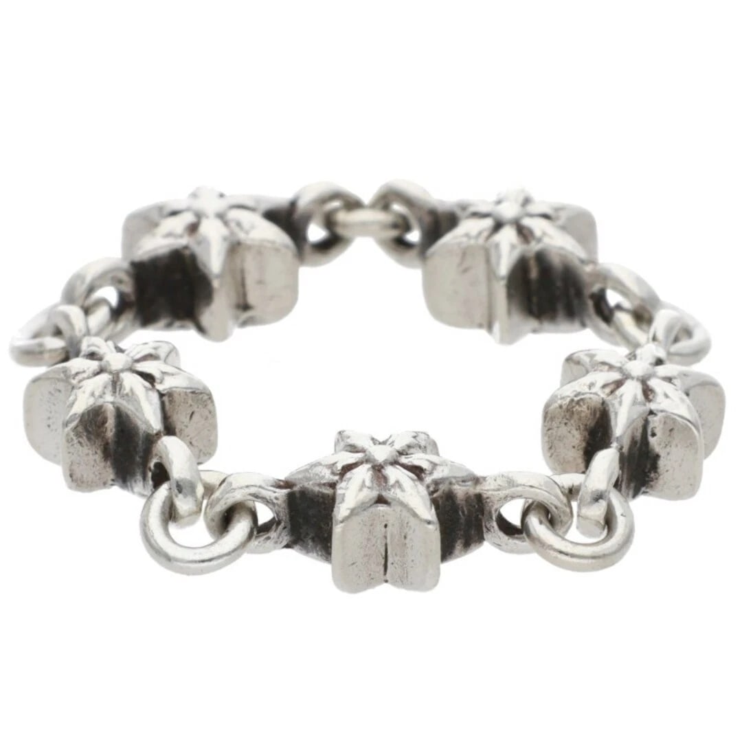 CHROME HEARTS TINY DIAMOND SILVER RING - 3