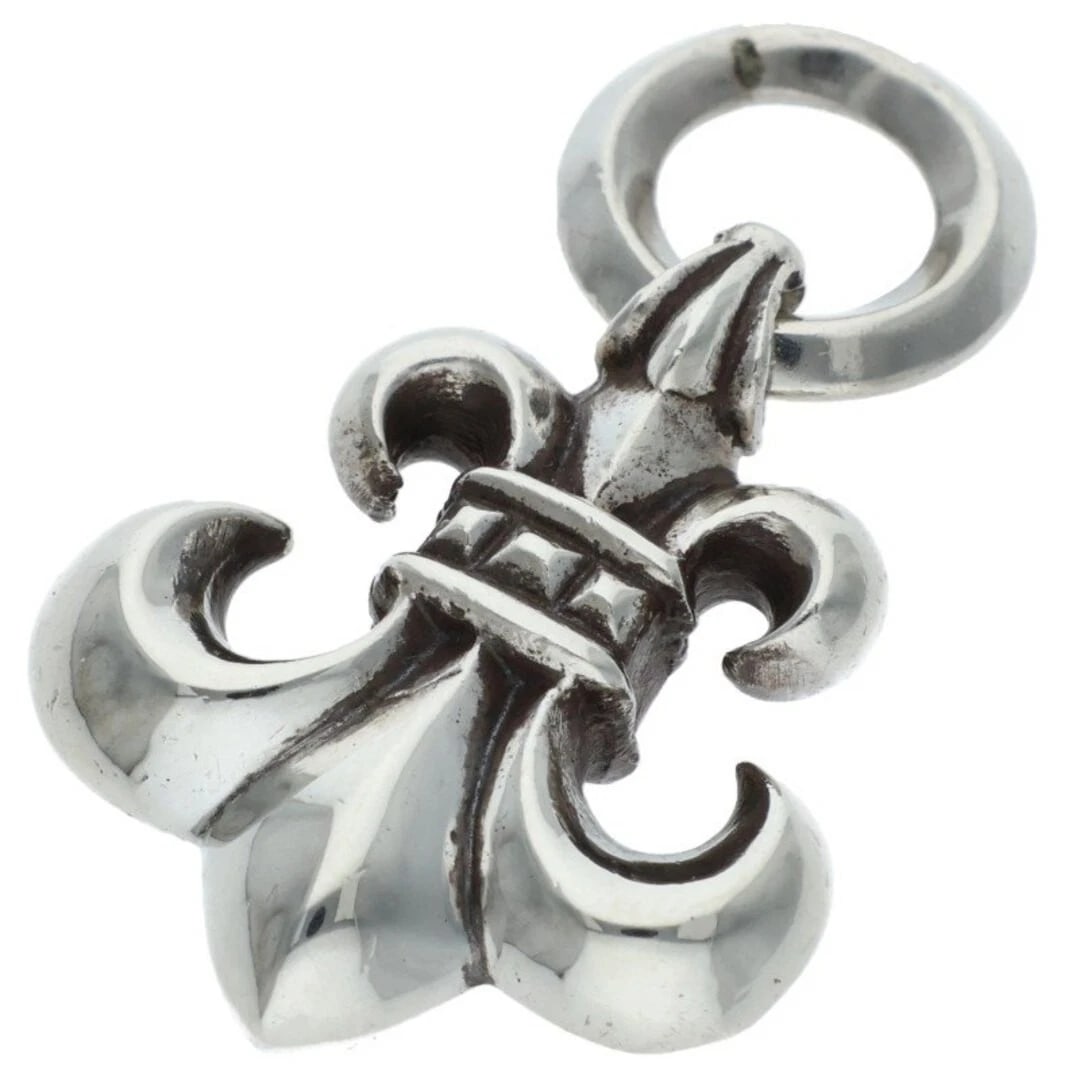 CHROME HEARTS CHARM F SILVER NECKLACE: Chrome Hearts Charm F Silver Necklace Brand: Chrome Hearts Type/Style: Necklace Material: 925 Silver Color: Silver Size: Width 1.8cm, vertical 2.8cm Accessories: None Accessories Notice: When