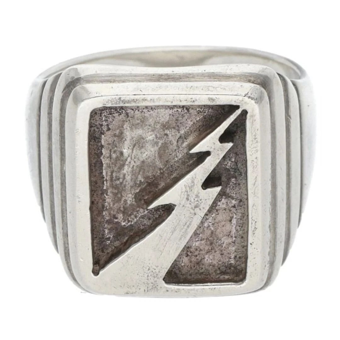GOROWS THUNDER RING: Gorows Thunder Ring Brand: goro's Type/Style: Ring Material: 925 Silver Color: Silver Size: 5.5 - 5.75 US Accessories: None Accessories Notice: When purchasing pre-owned goods, please refer to the
