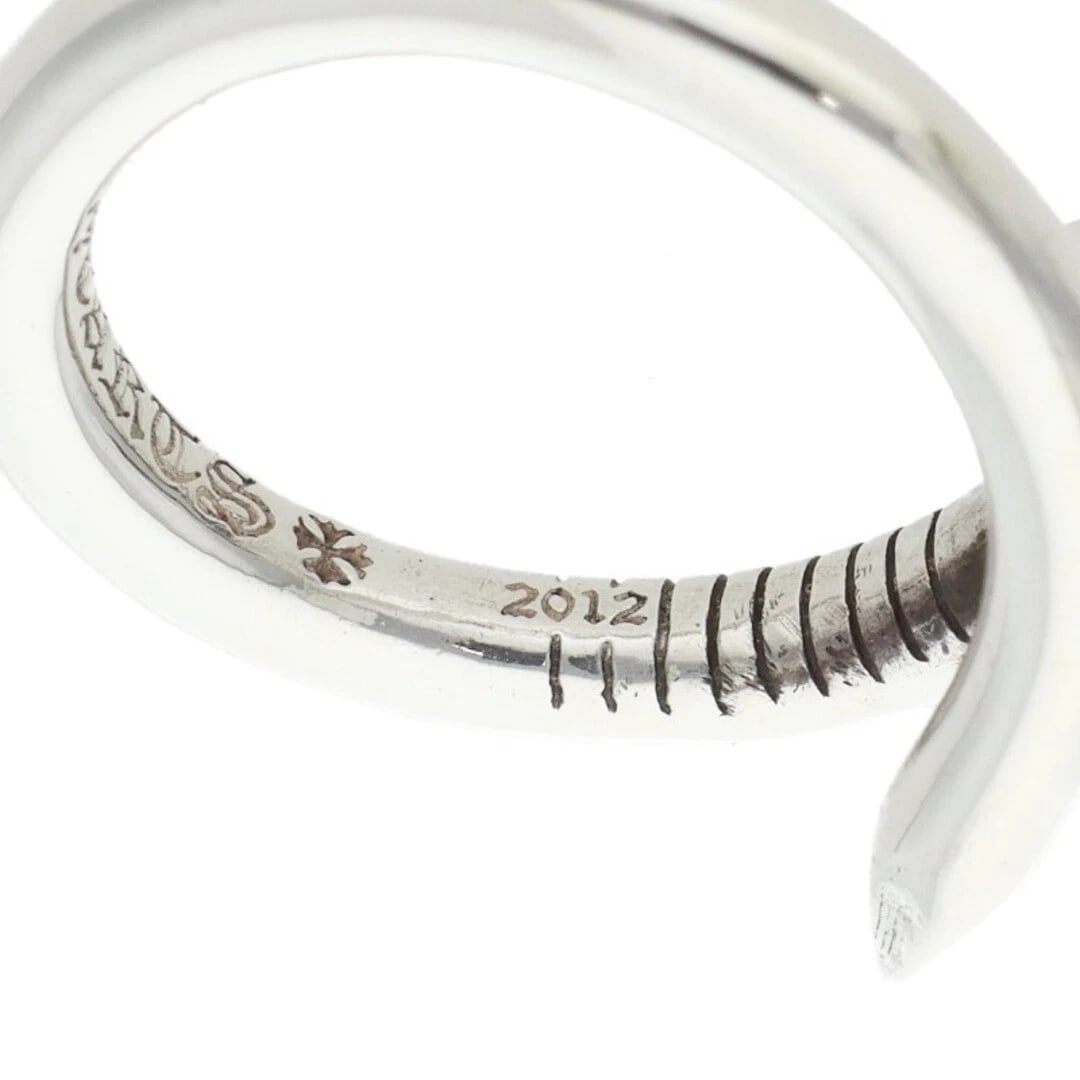 CHROME HEARTS NAIL FLAT SILVER RING - 3