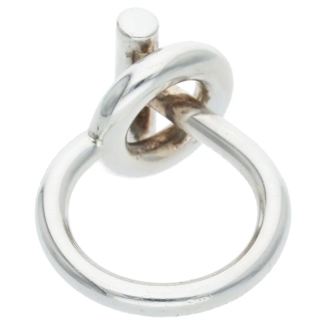 HERMES ECHAPET GM SILVER RING - 3