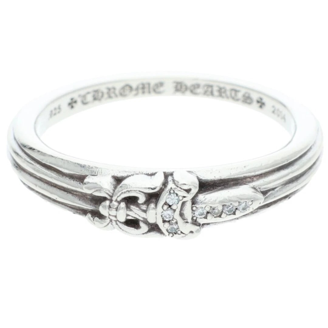 CHROME HEARTS CLASSIC DAGGER PAVE DIAMOND SILVER RING: Chrome Hearts Classic Dagger Pave Diamond Silver Ring Brand: Chrome Hearts Type/Style: Ring Material: 925 Silver Color: Silver Size: 11 US Accessories: None Accessories Notice: When purchasing