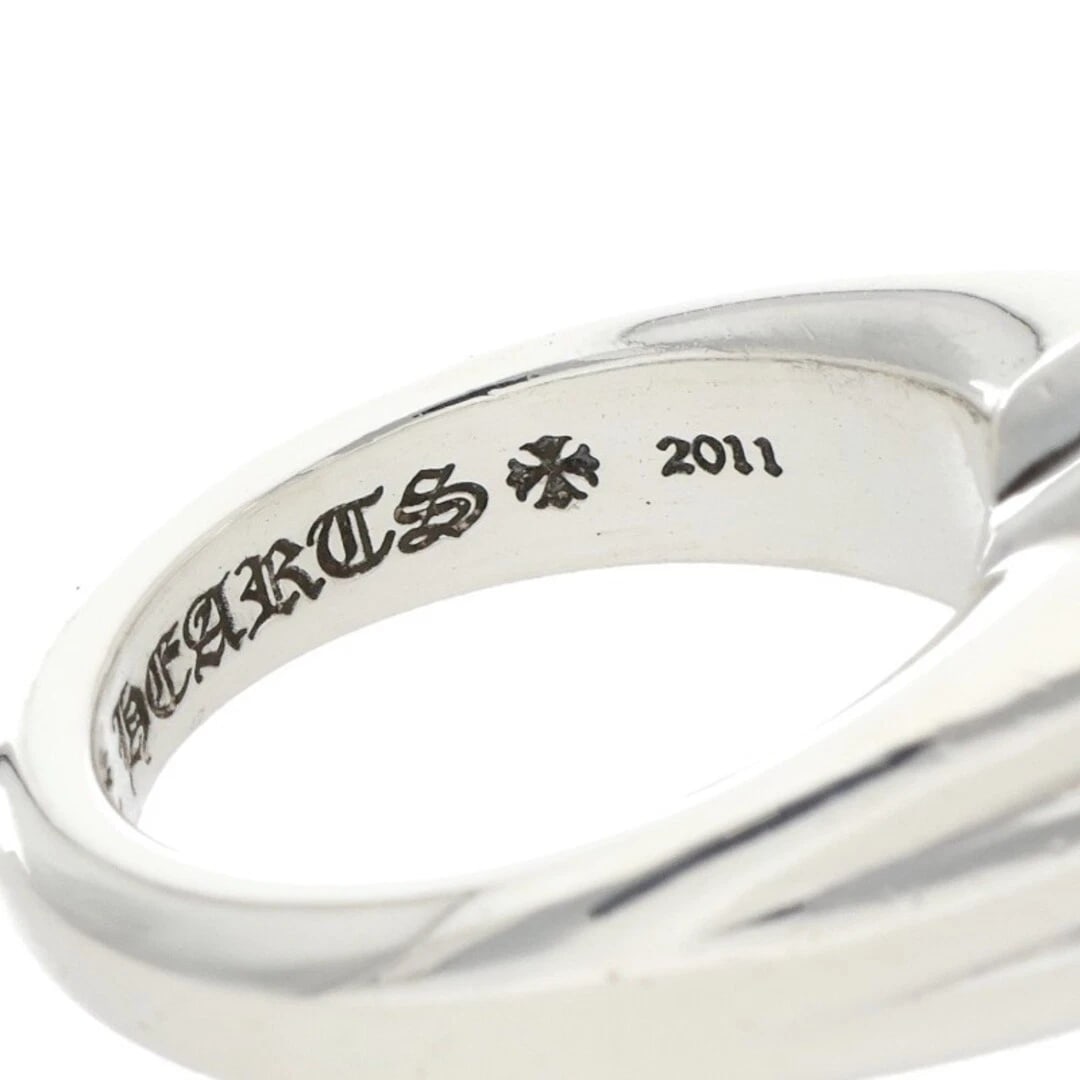 CHROME HEARTS SMALL PLUS SILVER RING - 4