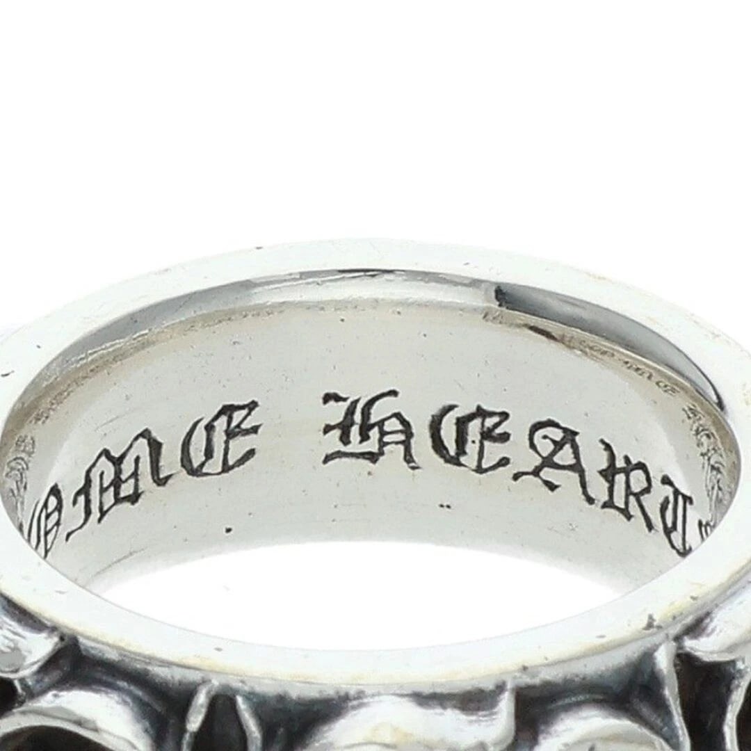 CHROME HEARTS ETERNITY SILVER RING - 4