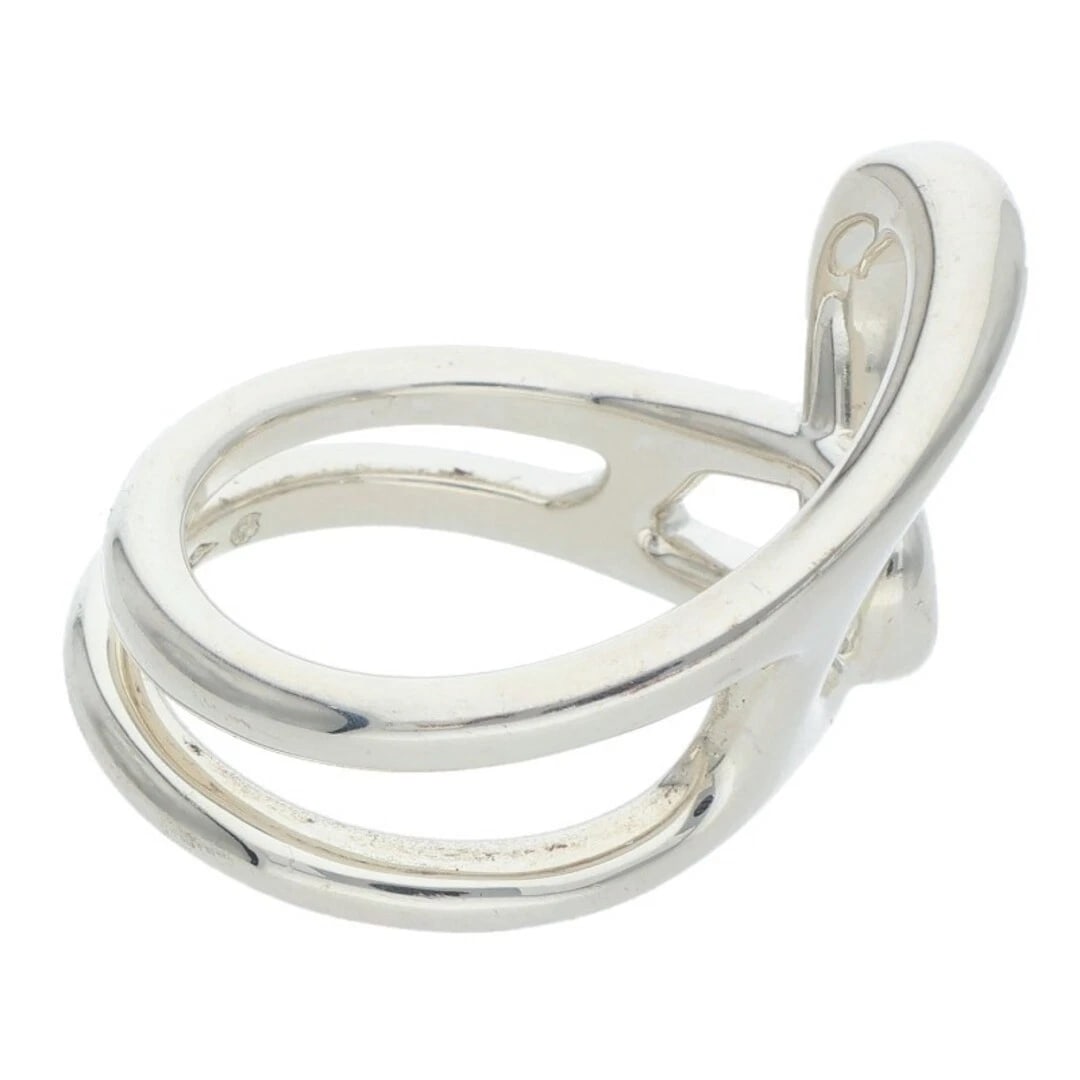 HERMES SHEINE DUNK SILVER RING - 3