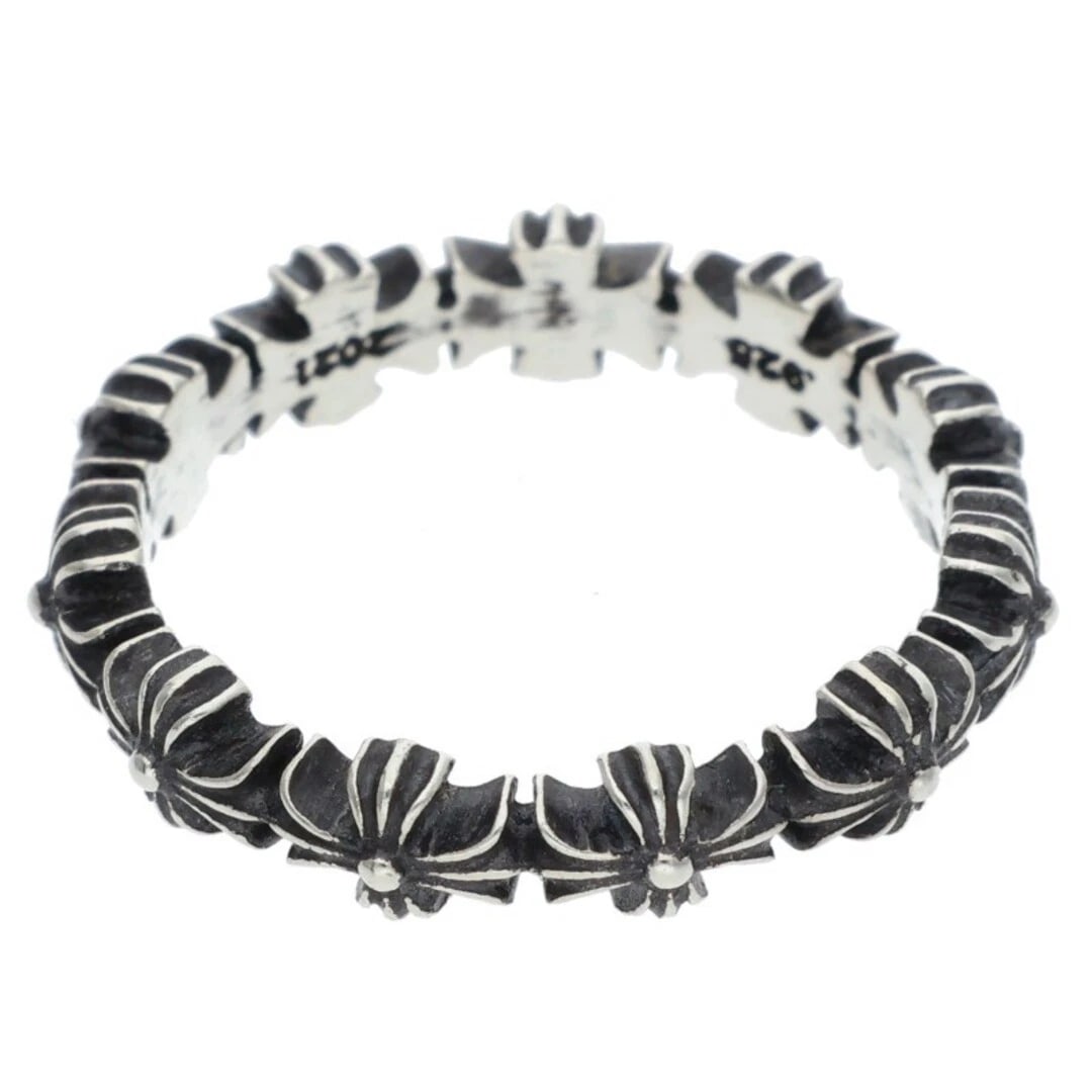 CHROME HEARTS TINY PLUS SILVER RING - 2