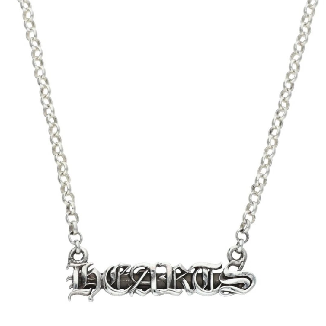 CHROME HEARTS CHAIN ROLL SILVER NECKLACE: Chrome Hearts CHAIN roll Silver Necklace Brand: Chrome Hearts Type/Style: Necklace Material: 925 Silver Color: Silver Size: Accessories: None Accessories Notice: When purchasing pre-owned goods,