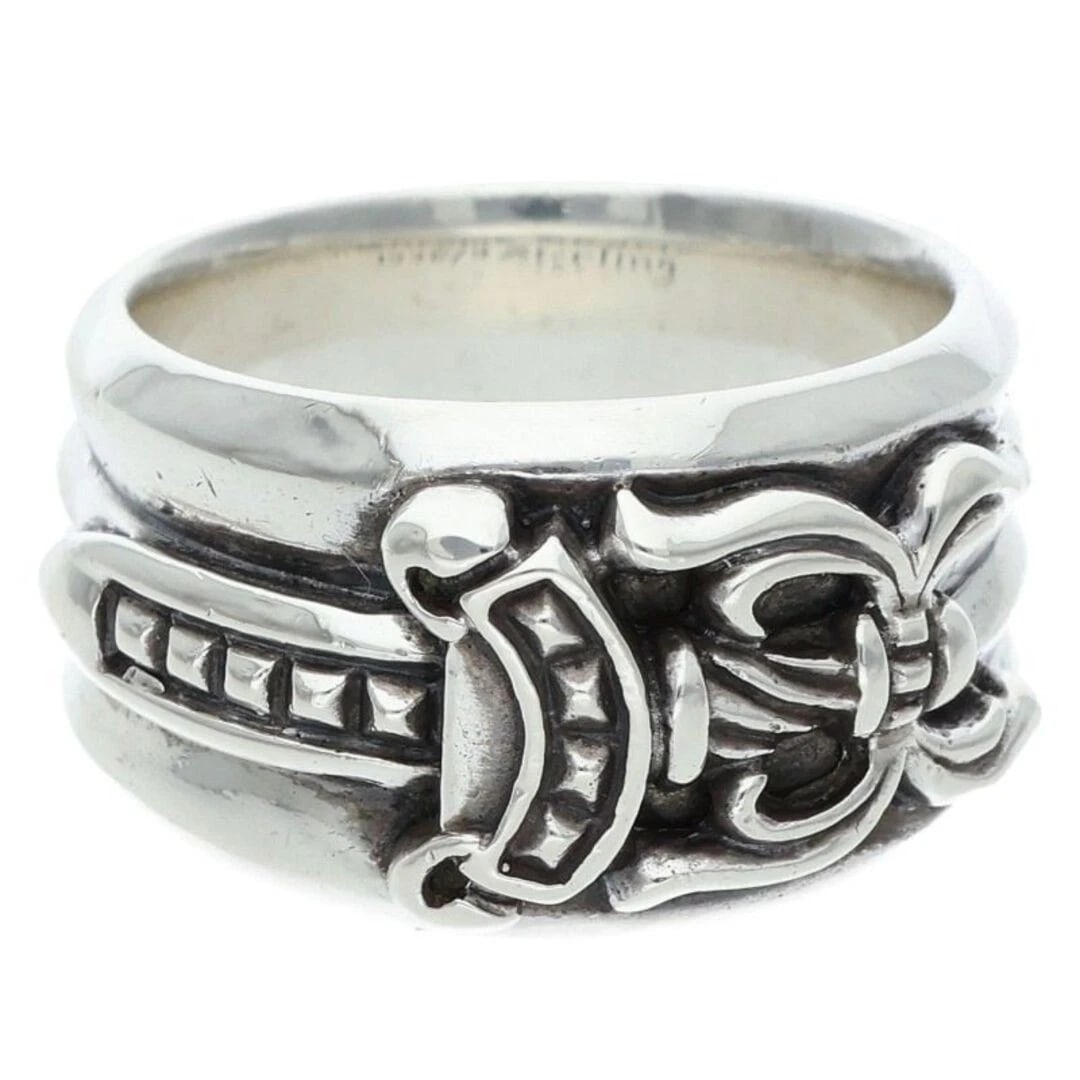 CHROME HEARTS DAGGER SILVER RING: Chrome Hearts Dagger Silver Ring Brand: Chrome Hearts Type/Style: Ring Material: 925 Silver Color: Silver Size: 8.25 - 8.5 US Accessories: None Accessories Notice: When purchasing pre-owned goods,