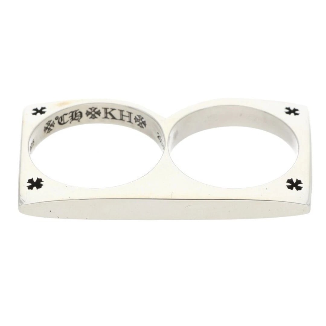 CHROME HEARTS KNUCKLE SILVER RING - 2