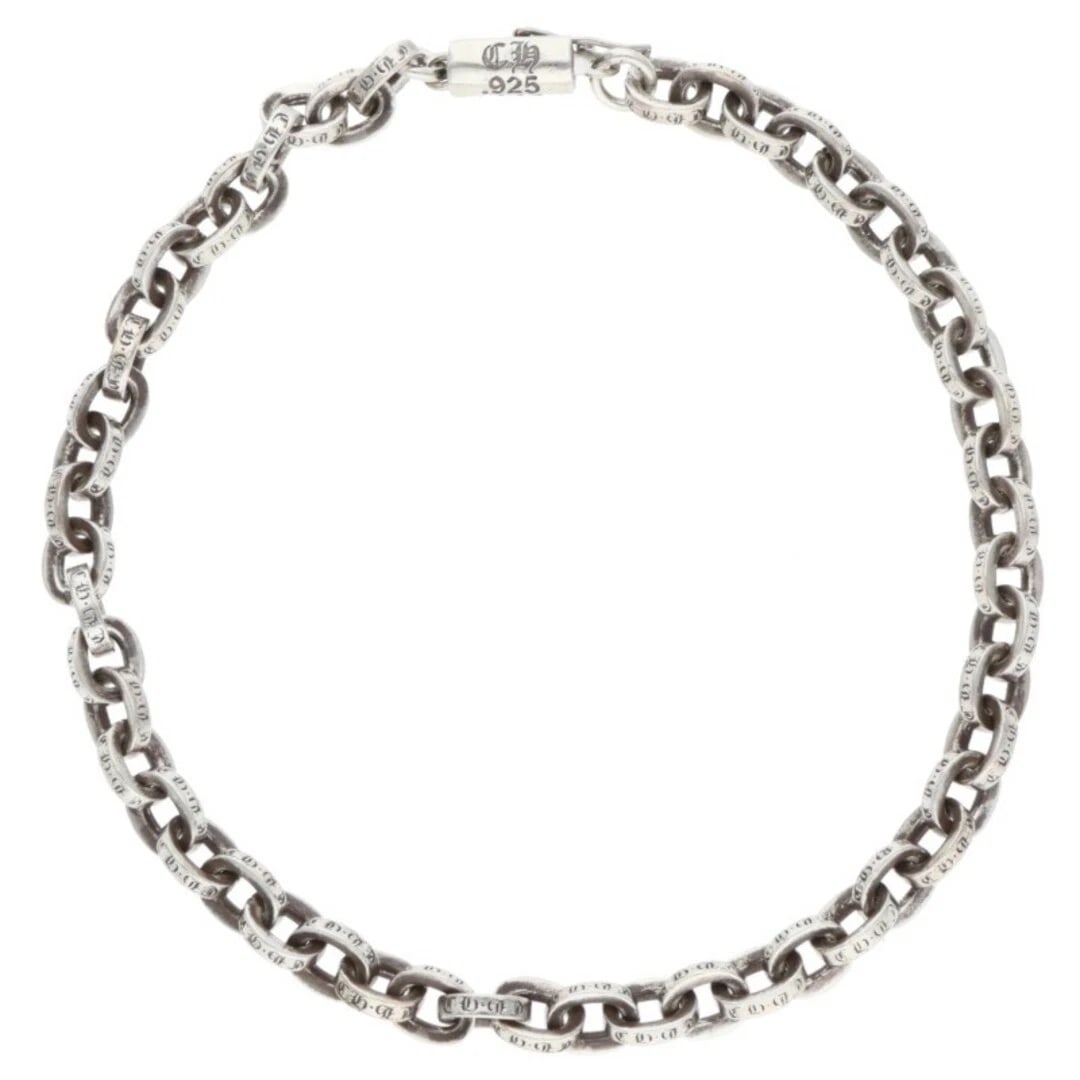 CHROME HEARTS PAPER CHAIN SILVER BRACELET: Chrome Hearts Paper Chain Silver Bracelet Brand: Chrome Hearts Type/Style: Others Material: 925 Silver Color: Silver Size: Chain width 0.5cm, total length 20cm Accessories: None Accessories Notice: