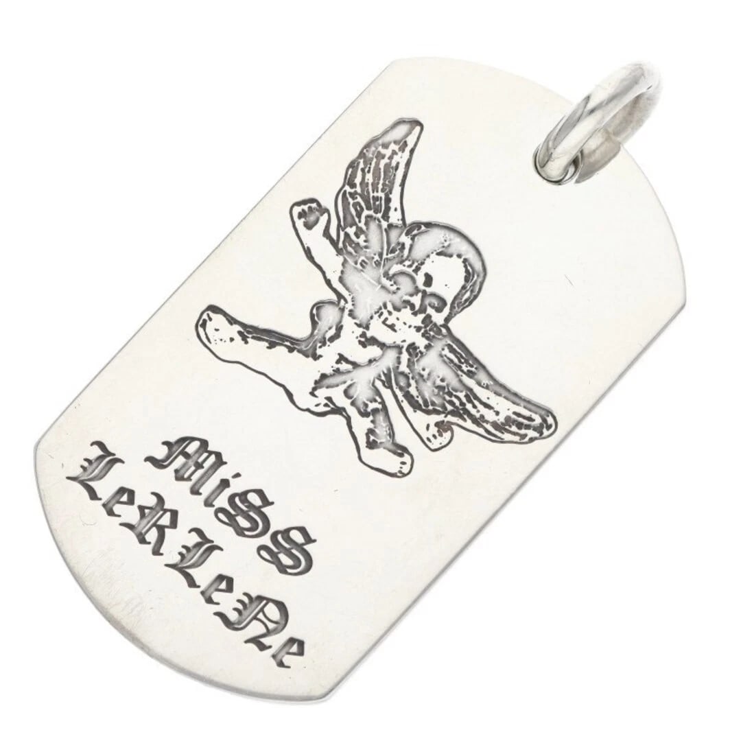 CHROME HEARTS FOTY DOG SILVER NECKLACE: Chrome Hearts FOTY Dog Silver Necklace Brand: Chrome Hearts Type/Style: Necklace Material: 925 Silver Color: Silver Size: Width 2.9cm, vertical 5.7cm Accessories: None Accessories Notice: When