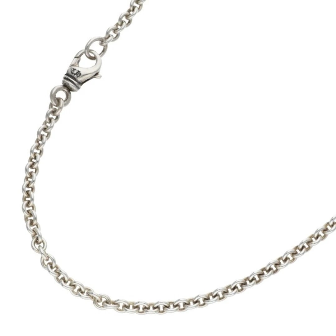 CHROME HEARTS NE CHAIN SILVER NECKLACE: Chrome Hearts NE CHAIN Silver Necklace Brand: Chrome Hearts Type/Style: Necklace Material: 925 Silver Color: Silver Size: Chain width 0.4cm, total length 76.5cm Accessories: None Accessories Notice: