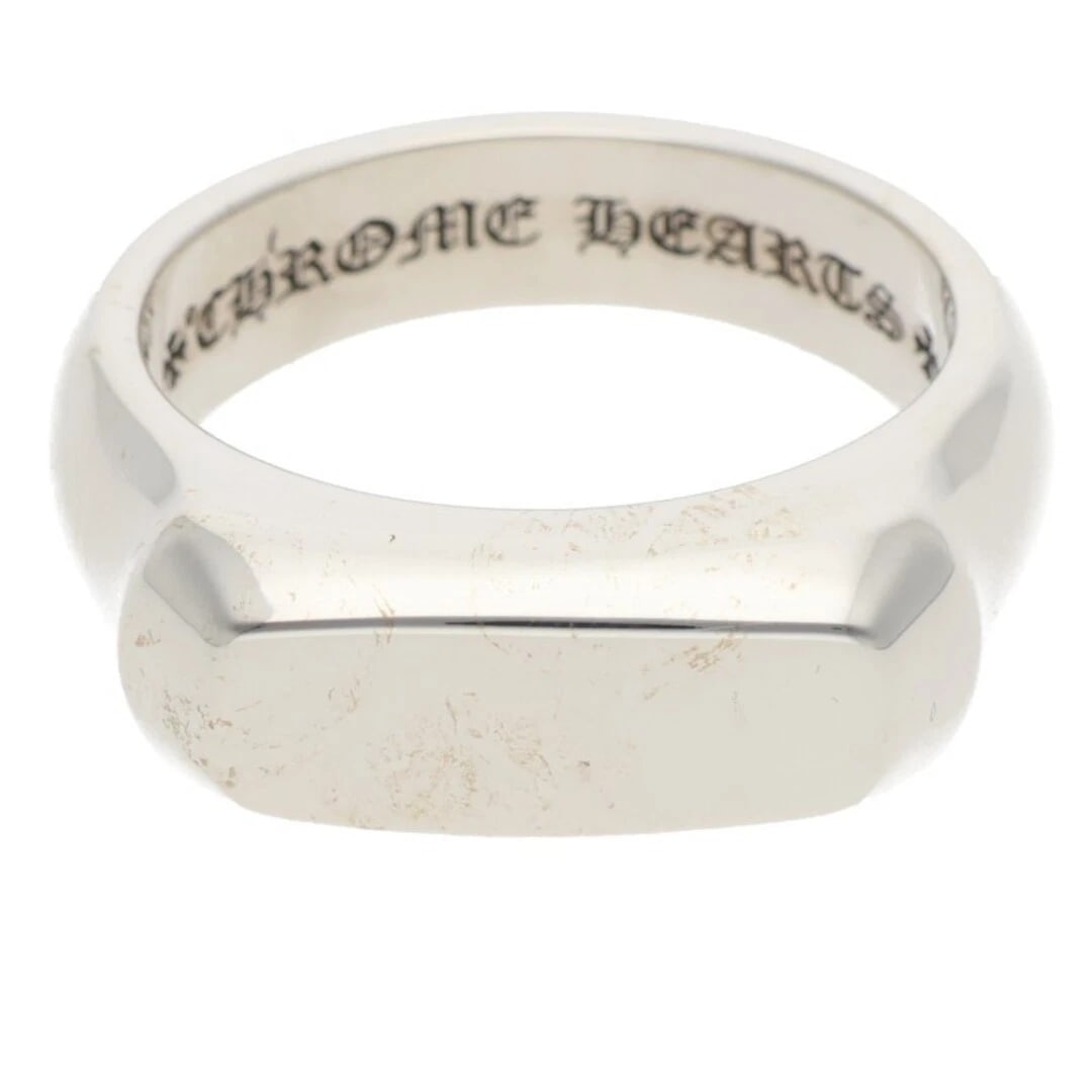 CHROME HEARTS RILL PLAIN SILVER RING (1 of 2)
