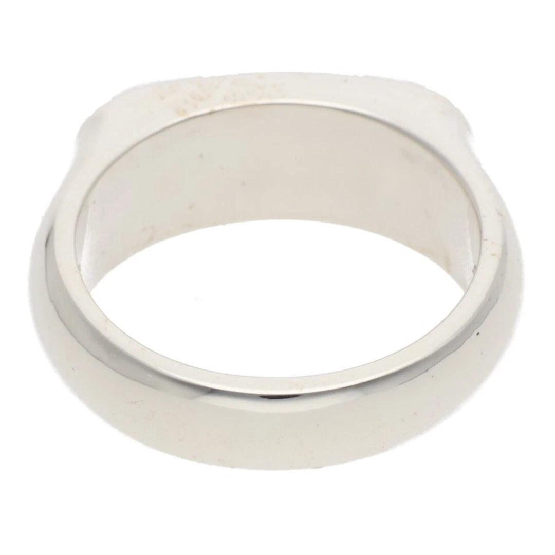 CHROME HEARTS RILL PLAIN SILVER RING - 2