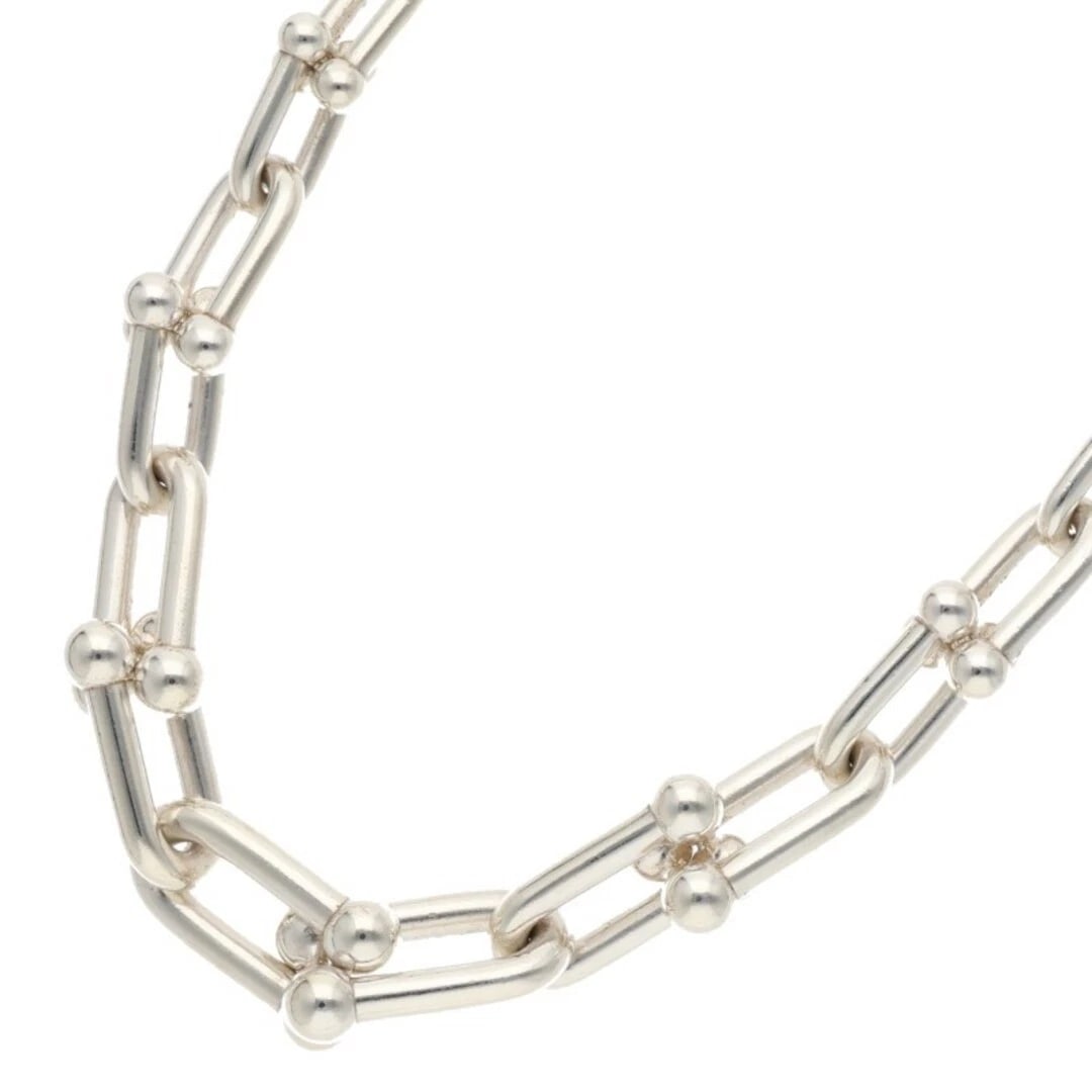 TIFFANY HARDWEAR GRADUATED LINK SILVER NECKLACE: Tiffany HardWear Graduated Link Silver Necklace Brand: Tiffany & Co. Type/Style: Necklace Material: 925 Silver Color: Silver Size: Chain width up to 1.5cm, total length 45cm Accessories: None