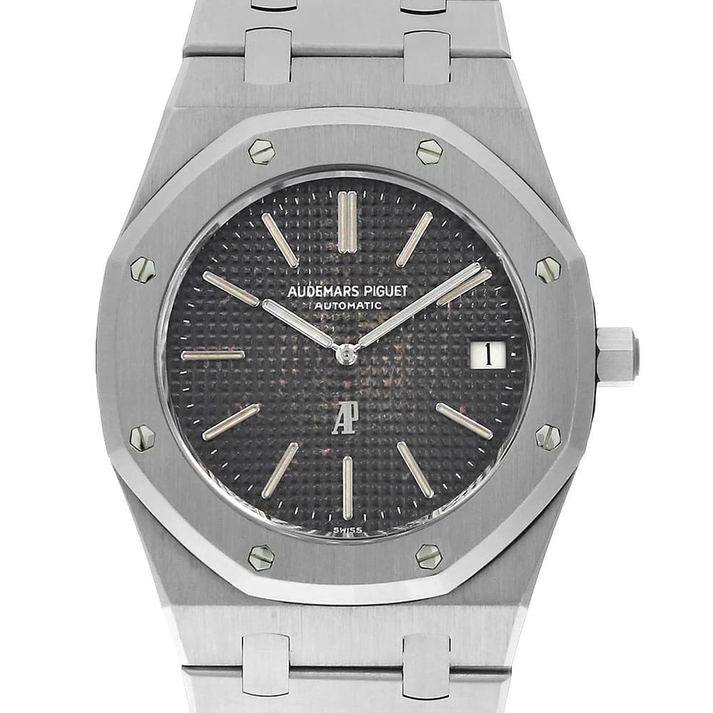 AUDEMARS PIGUET ROYAL OAK STAINLESS STEEL WATCH: AUDEMARS PIGUET Royal Oak Stainless Steel Watch Brand: AUDEMARS PIGUET Type/Style: Wrist watch Material: Band Material Stainless Steel, Case Material Stainless Steel Color: Dial colour Blue Size: Case