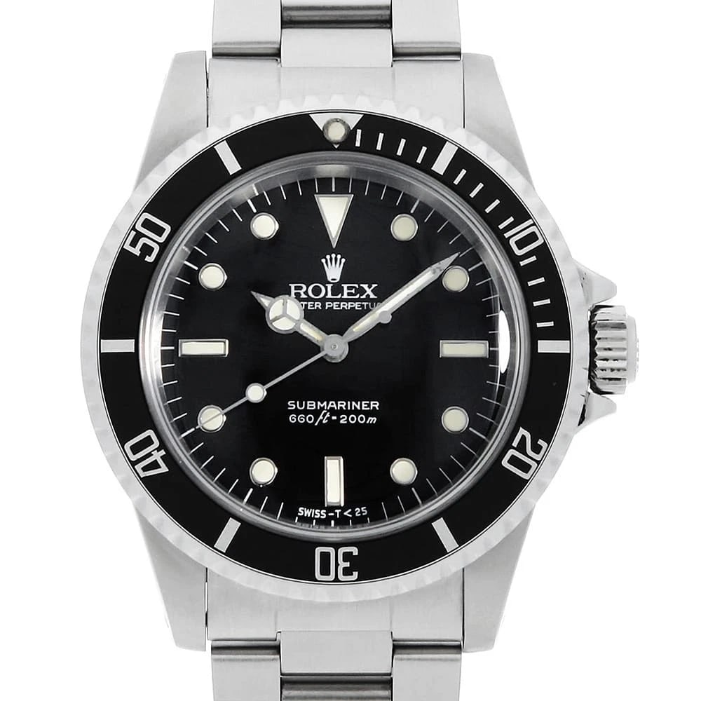 ROLEX SUBMARINER BLACK TRITIUM WATCH: ROLEX SUBMARINER black Tritium Watch Brand: ROLEX Type/Style: Wrist watch Material: Band Material Stainless Steel, Case Material Stainless Steel Color: Dial colour Black Size: Case:W40mm
