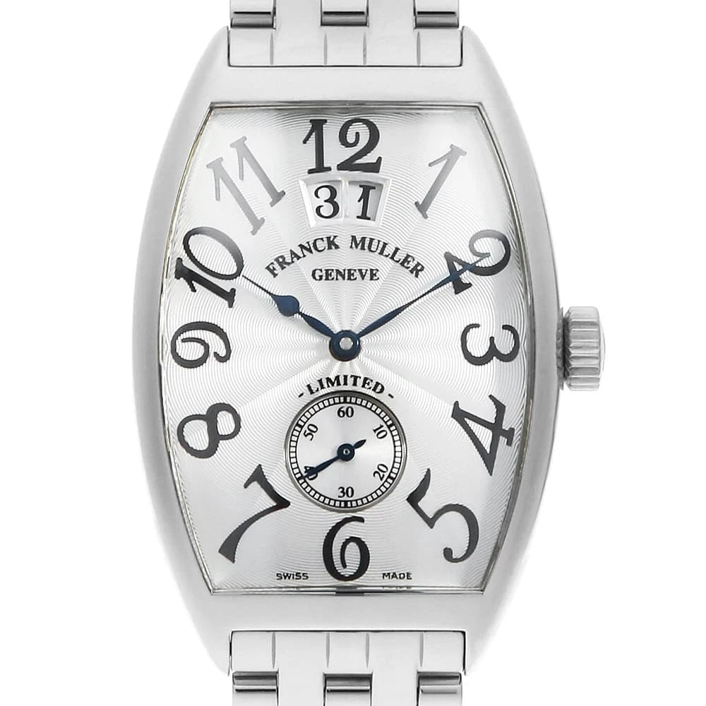 FRANCK MULLER TONNEAU STAINLESS STEEL WATCH: FRANCK MULLER Tonneau Stainless Steel Watch Brand: FRANCK MULLER Type/Style: Wrist watch Material: Band Material Stainless Steel, Case Material Stainless Steel Color: Dial colour Silver Size: