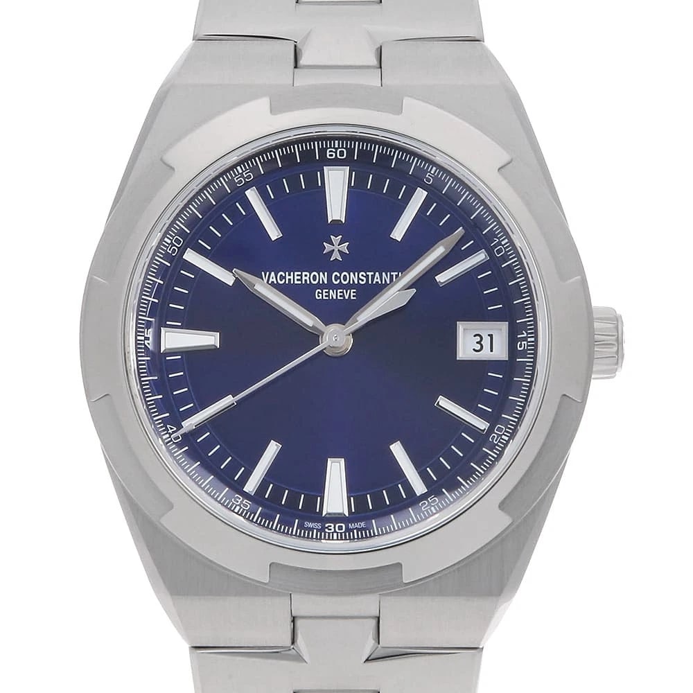 VACHERON CONSTANTIN AUTOMATIC WATCH: VACHERON CONSTANTIN Automatic Watch Brand: VACHERON CONSTANTIN Type/Style: Wrist watch Material: Band Material Stainless Steel, Case Material Stainless Steel Color: Dial colour Blue Size: Case:W41mm C