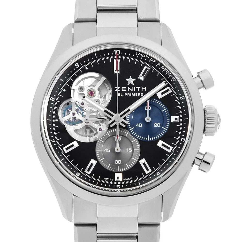 ZENITH CHRONOMASTER STAINLESS STEEL WATCH (1 of 3)