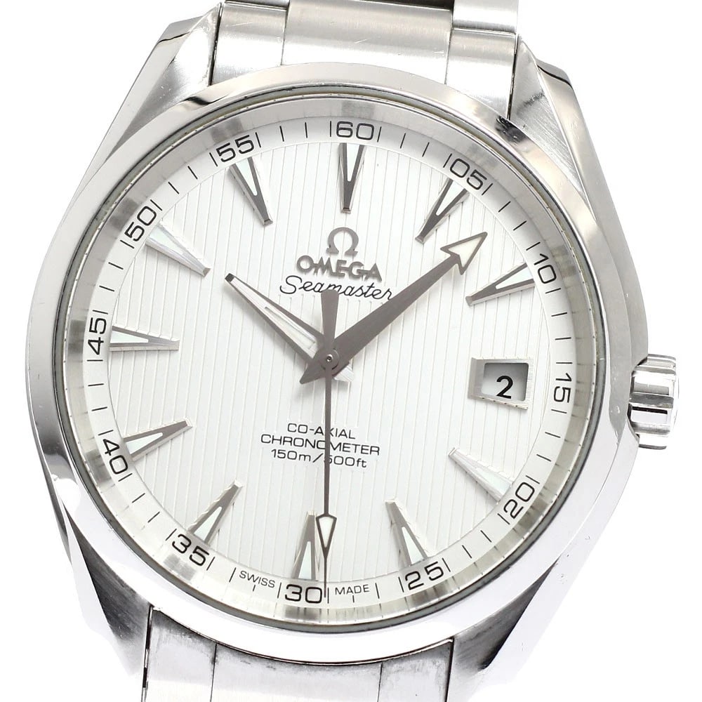 OMEGA SEAMASTER AQUA TERRA AUTOMATIC WATCH: OMEGA Seamaster Aqua Terra Automatic WATCH Brand: OMEGA Type/Style: Wristwatch Material: Band Material Stainless Steel, Case Material Stainless Steel Color: Band Color Silver, Case Color Silver, Dial