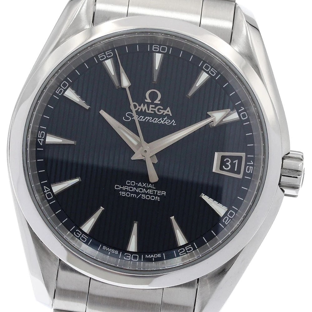OMEGA SEAMASTER AQUA TERRA AUTOMATIC WATCH: OMEGA Seamaster Aqua Terra Automatic Watch Brand: OMEGA Type/Style: Wristwatch Material: Band Material Stainless Steel, Case Material Stainless Steel Color: Band Color Silver, Case Color Silver, Dial 