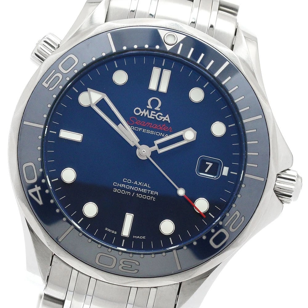 OMEGA SEAMASTER DIVER DATE AUTOMATIC WATCH: OMEGA Seamaster Diver Date Automatic Watch Brand: OMEGA Type/Style: Wristwatch Material: Band Material Stainless Steel, Case Material Stainless Steel Color: Band Color Silver, Case Color Silver, Dial