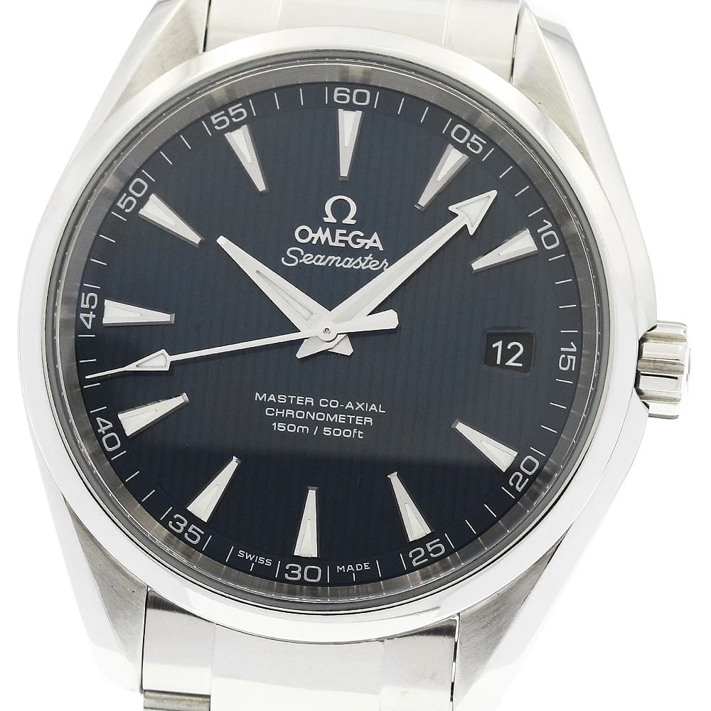 OMEGA SEAMASTER AQUA TERRA AUTOMATIC WATCH: OMEGA Seamaster Aqua Terra Automatic Watch Brand: OMEGA Type/Style: Wristwatch Material: Band Material Stainless Steel, Case Material Stainless Steel Color: Band Color Silver, Case Color Silver, Dial