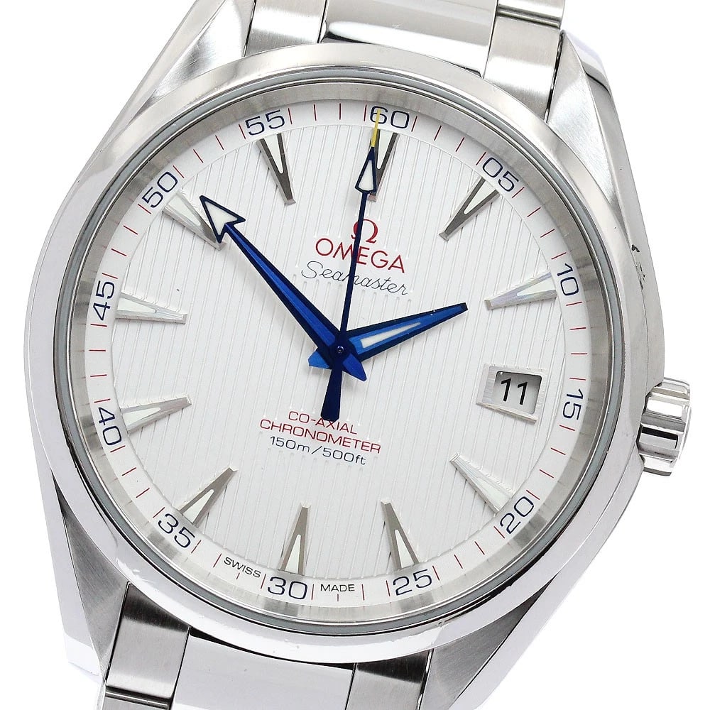OMEGA SEAMASTER AQUA TERRA CAPTAIN'S WATCH: OMEGA Seamaster Aqua Terra Captain's WATCH Brand: OMEGA Type/Style: Wristwatch Material: Band Material Stainless Steel, Case Material Stainless Steel Color: Band Color Silver, Case Color Silver, Dial