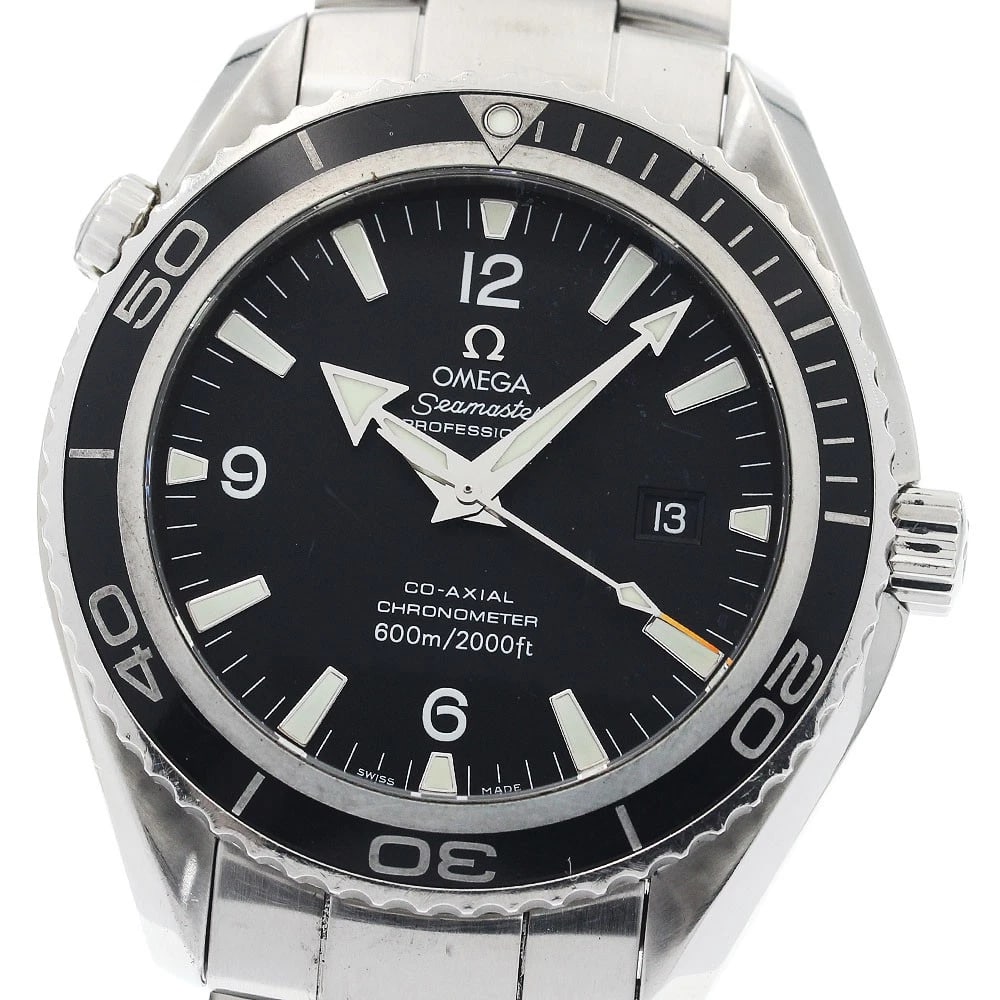 OMEGA SEAMASTER PLANET OCEAN DATE AUTOMATIC WATCH: OMEGA Seamaster Planet Ocean Date Automatic Watch Brand: OMEGA Type/Style: Wristwatch Material: Band Material Stainless Steel, Case Material Stainless Steel Color: Band Color Silver, Case Color Silver