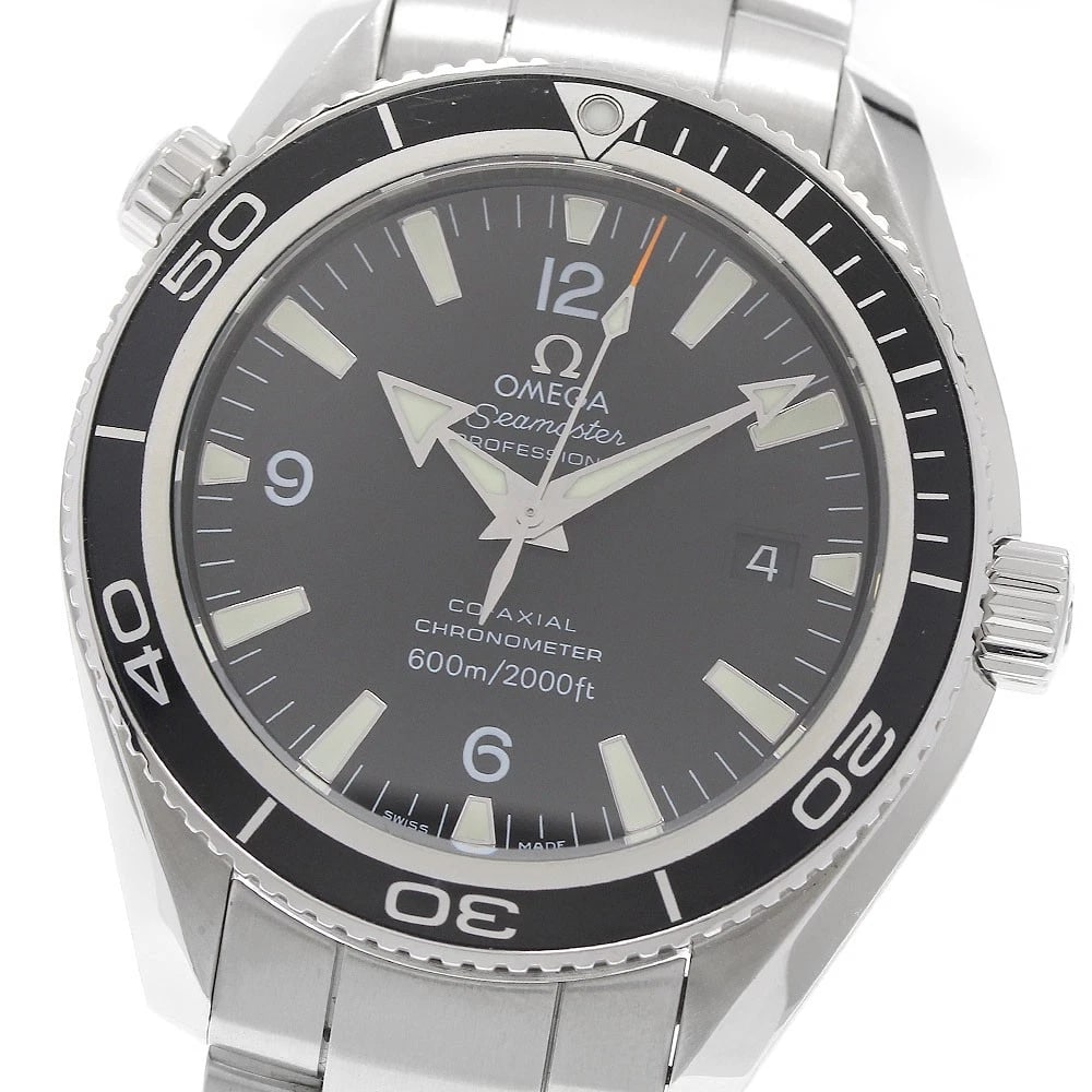 OMEGA SEAMASTER PLANET OCEAN DATE AUTOMATIC WATCH: OMEGA Seamaster Planet Ocean Date Automatic Watch Brand: OMEGA Type/Style: Wristwatch Material: Band Material Stainless Steel, Case Material Stainless Steel Color: Band Color Silver, Case Color Silver