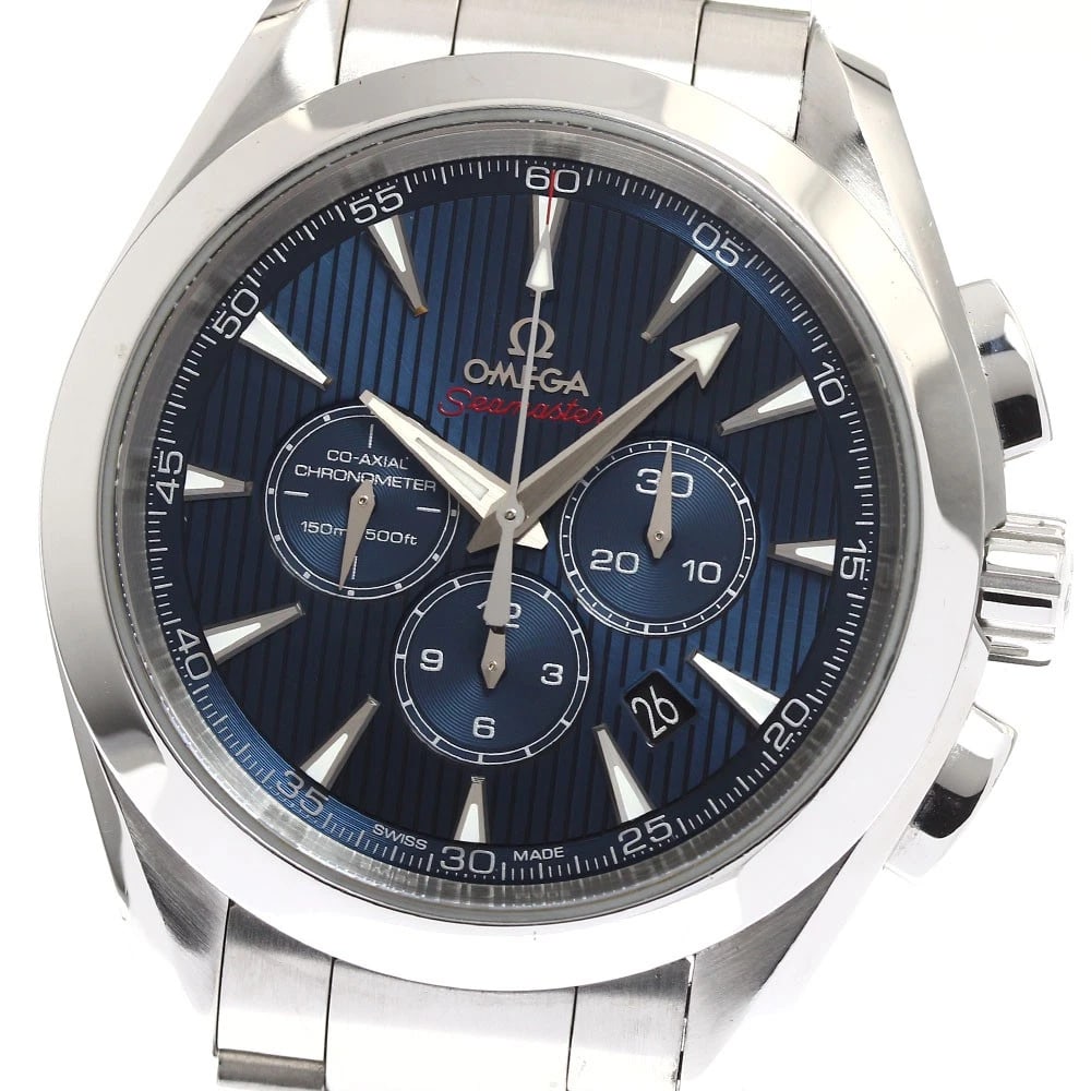 OMEGA SEAMASTER AQUA TERRA AUTOMATIC WATCH: OMEGA Seamaster Aqua Terra Automatic Watch Brand: OMEGA Type/Style: Wristwatch Material: Band Material Stainless Steel, Case Material Stainless Steel Color: Band Color Silver, Case Color Silver, Dial 