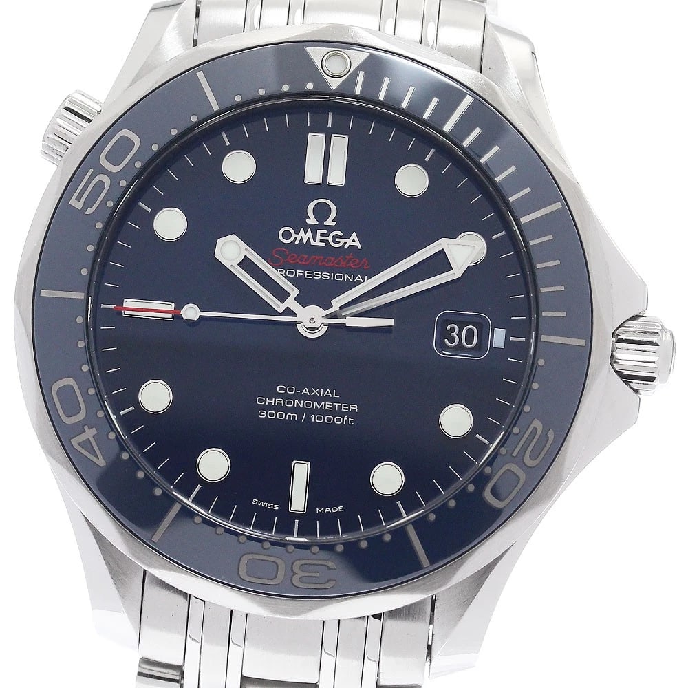 OMEGA SEAMASTER DIVER AUTOMATIC WATCH: OMEGA Seamaster Diver Automatic Watch Brand: OMEGA Type/Style: Wristwatch Material: Band Material Stainless Steel, Case Material Stainless Steel Color: Band Color Silver, Case Color Silver, Dial