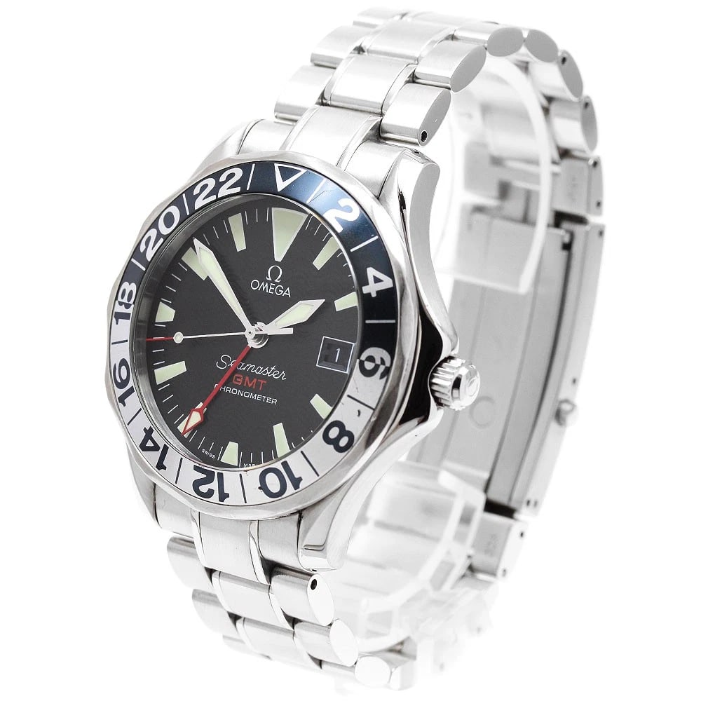 OMEGA SEAMASTER GMT AUTOMATIC WATCH - 2