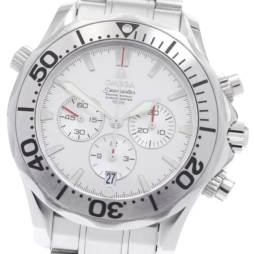 OMEGA SEAMASTER CHRONOGRAPH US SPECIAL AUTOMATIC WATCH: OMEGA Seamaster Chronograph US Special Automatic Watch Brand: OMEGA Type/Style: Wristwatch Material: Band Material Stainless Steel, Case Material Stainless Steel Color: Band Color Silver, Case Color