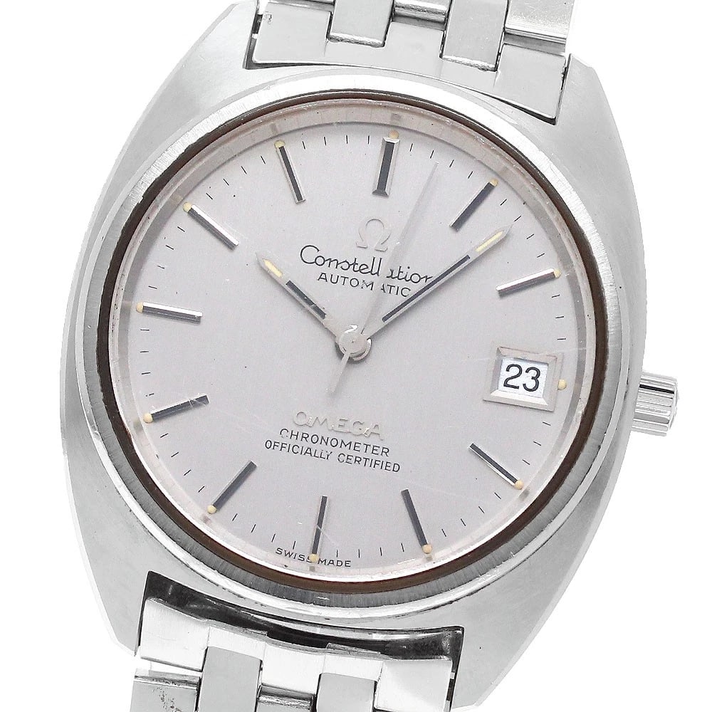 OMEGA CONSTELLATION DATE CAL.AUTOMATIC WATCH: OMEGA Constellation Date Cal.Automatic Watch Brand: OMEGA Type/Style: Wristwatch Material: Band Material Stainless Steel, Case Material Stainless Steel Color: Band Color Silver, Case Color Silver,