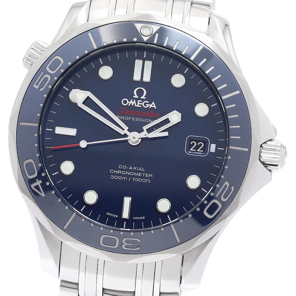 OMEGA SEAMASTER DIVER CO-AXIAL AUTOMATIC WATCH: OMEGA Seamaster Diver Co-Axial Automatic Watch Brand: OMEGA Type/Style: Wristwatch Material: Band Material Stainless Steel, Case Material Stainless Steel Color: Band Color Silver, Case Color Silver,