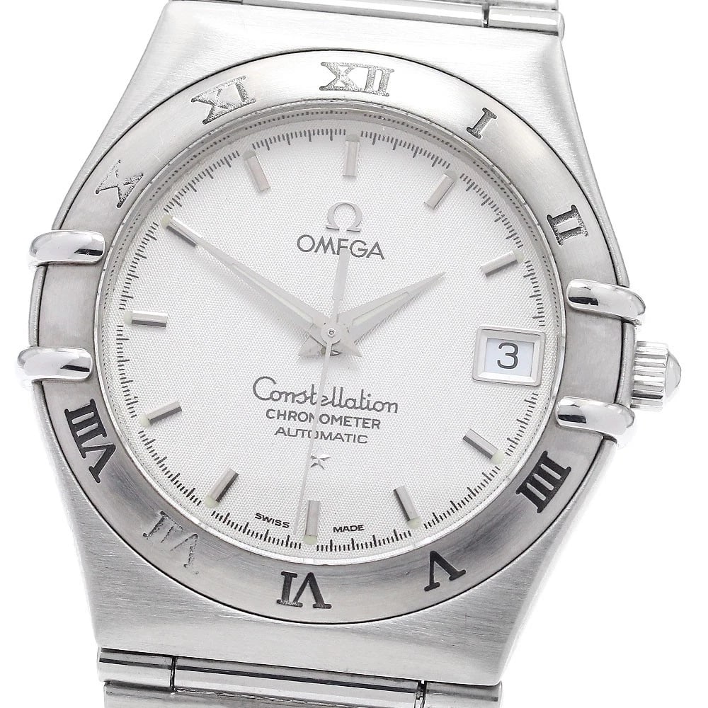 OMEGA CONSTELLATION DATE CHRONOMETER AUTOMATIC WATCH: OMEGA Constellation Date chronometer Automatic Watch Brand: OMEGA Type/Style: Wristwatch Material: Band Material Stainless Steel, Case Material Stainless Steel Color: Band Color Silver, Case Color