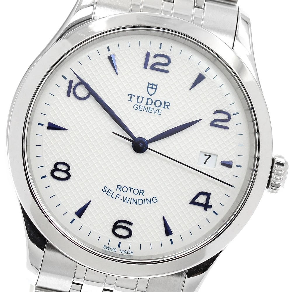 TUDOR DATE SILVER DIAL AUTOMATIC WATCH: TUDOR Date Silver Dial Automatic Watch Brand: TUDOR Type/Style: Wristwatch Material: Band Material Stainless Steel, Case Material Stainless Steel Color: Band Color Silver, Case Color Silver, Dial