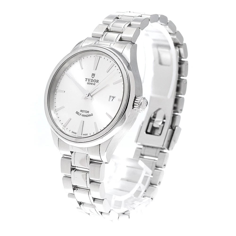 TUDOR STYLE DATE SILVER DIAL AUTOMATIC WATCH - 2