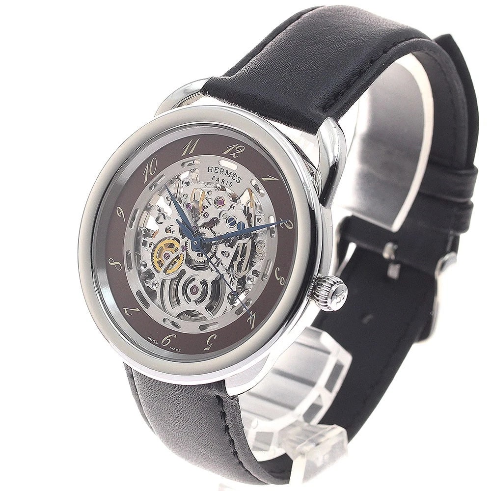 HERMES ARCEAU SKELETON SKELETON DIAL AUTOMATIC WATCH - 2