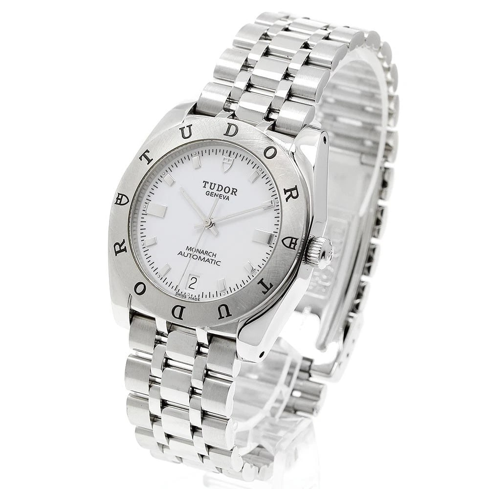 TUDOR MONARCH DATE WHITE DIAL AUTOMATIC WATCH - 2