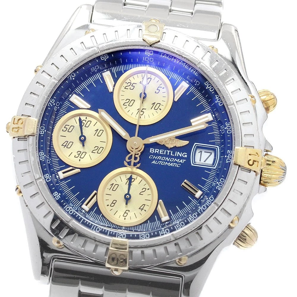 BREITLING CHRONOMCHRONOGRAPH AUTOMATIC WATCH: BREITLING ChronomChronograph Automatic Watch Brand: BREITLING Type/Style: Wristwatch Material: Band Material Stainless Steel, Case Material Stainless Steel/YG Color: Band Color Silver, Case Color
