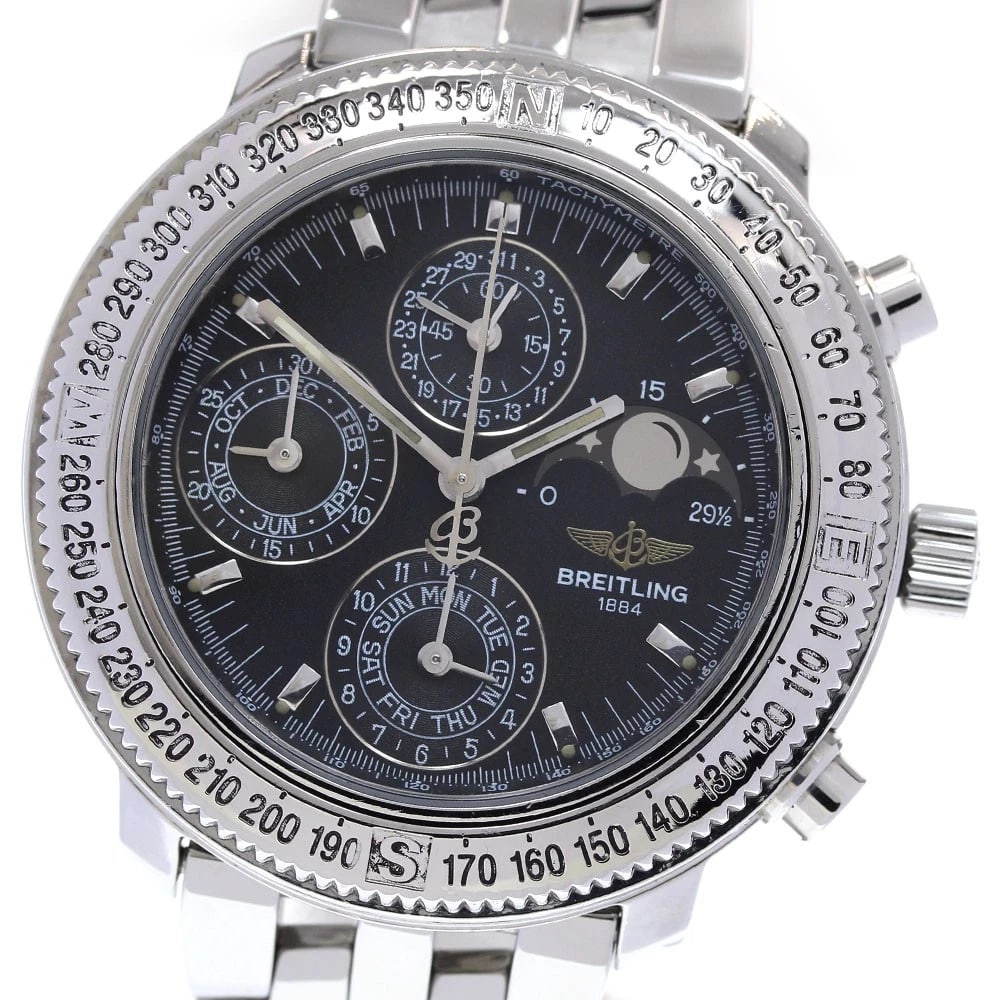 BREITLING ASTROMSEMI-PERPETUAL CALENDAR AUTOMATIC WATCH: BREITLING AstromSemi-perpetual calendar Automatic Watch Brand: BREITLING Type/Style: Wristwatch Material: Band Material Stainless Steel, Case Material Stainless Steel Color: Band Color Silver, Case Co