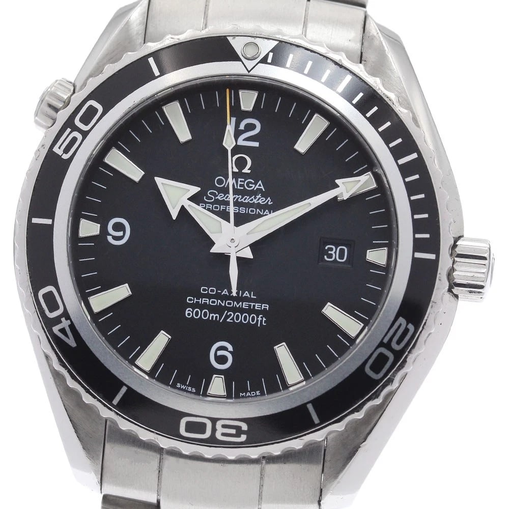 OMEGA SEAMASTER PLANET OCEAN DATE AUTOMATIC WATCH: OMEGA Seamaster Planet Ocean Date Automatic Watch Brand: OMEGA Type/Style: Wristwatch Material: Band Material Stainless Steel, Case Material Stainless Steel Color: Band Color Silver, Case Color Silver