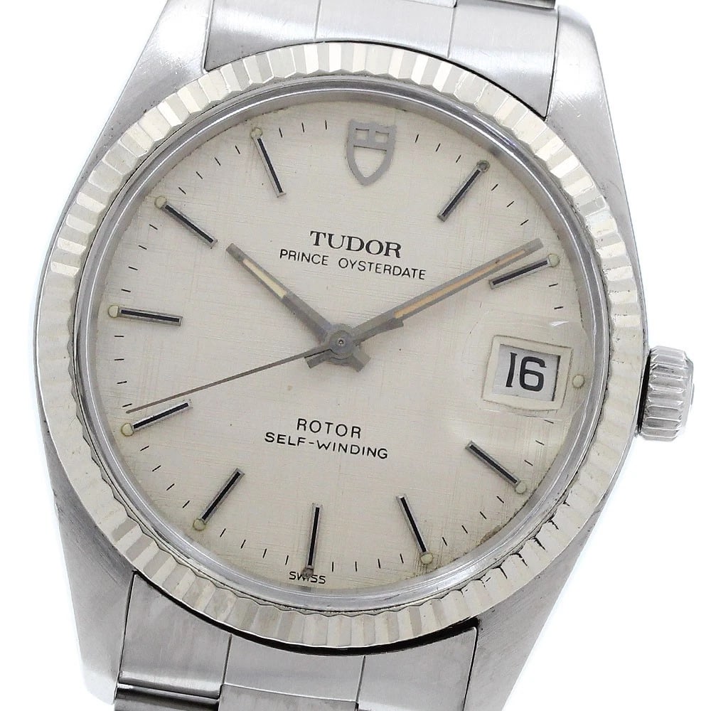 TUDOR PRINCE OYSTER DATE SILVER DIAL AUTOMATIC WATCH: TUDOR Prince Oyster Date Silver Dial Automatic Watch Brand: TUDOR Type/Style: Wristwatch Material: Band Material Stainless Steel, Case Material Stainless Steel/WG Color: Band Color Silver, Case Color