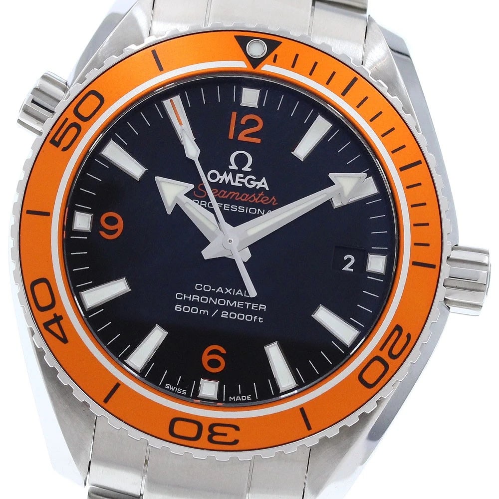 OMEGA SEAMASTER PLANET OCEAN AUTOMATIC WATCH: OMEGA Seamaster Planet Ocean Automatic Watch Brand: OMEGA Type/Style: Wristwatch Material: Band Material Stainless Steel, Case Material Stainless Steel Color: Band Color Silver, Case Color Silver,