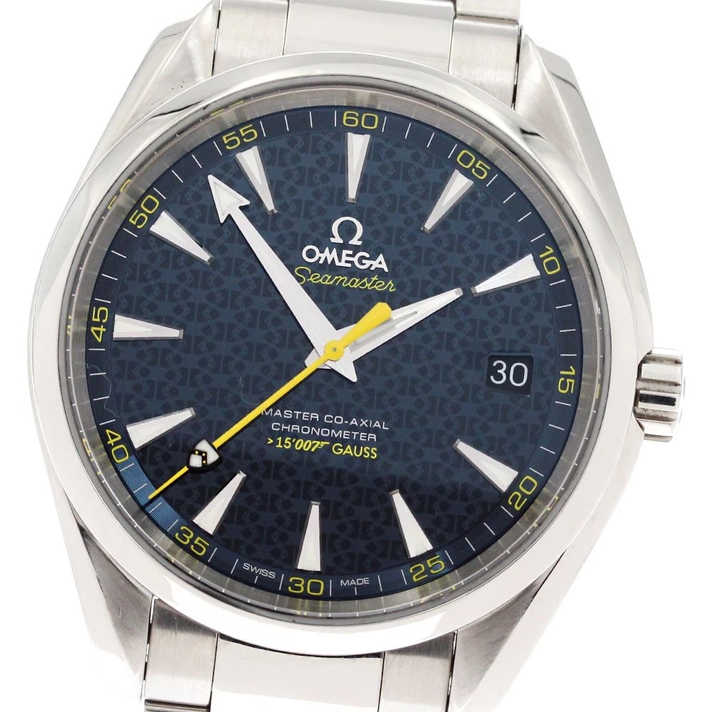 OMEGA SEAMASTER AQUA TERRA AUTOMATIC WATCH: OMEGA Seamaster Aqua Terra Automatic Watch Brand: OMEGA Type/Style: Wristwatch Material: Band Material Stainless Steel, Case Material Stainless Steel Color: Band Color Silver, Case Color Silver, Dial