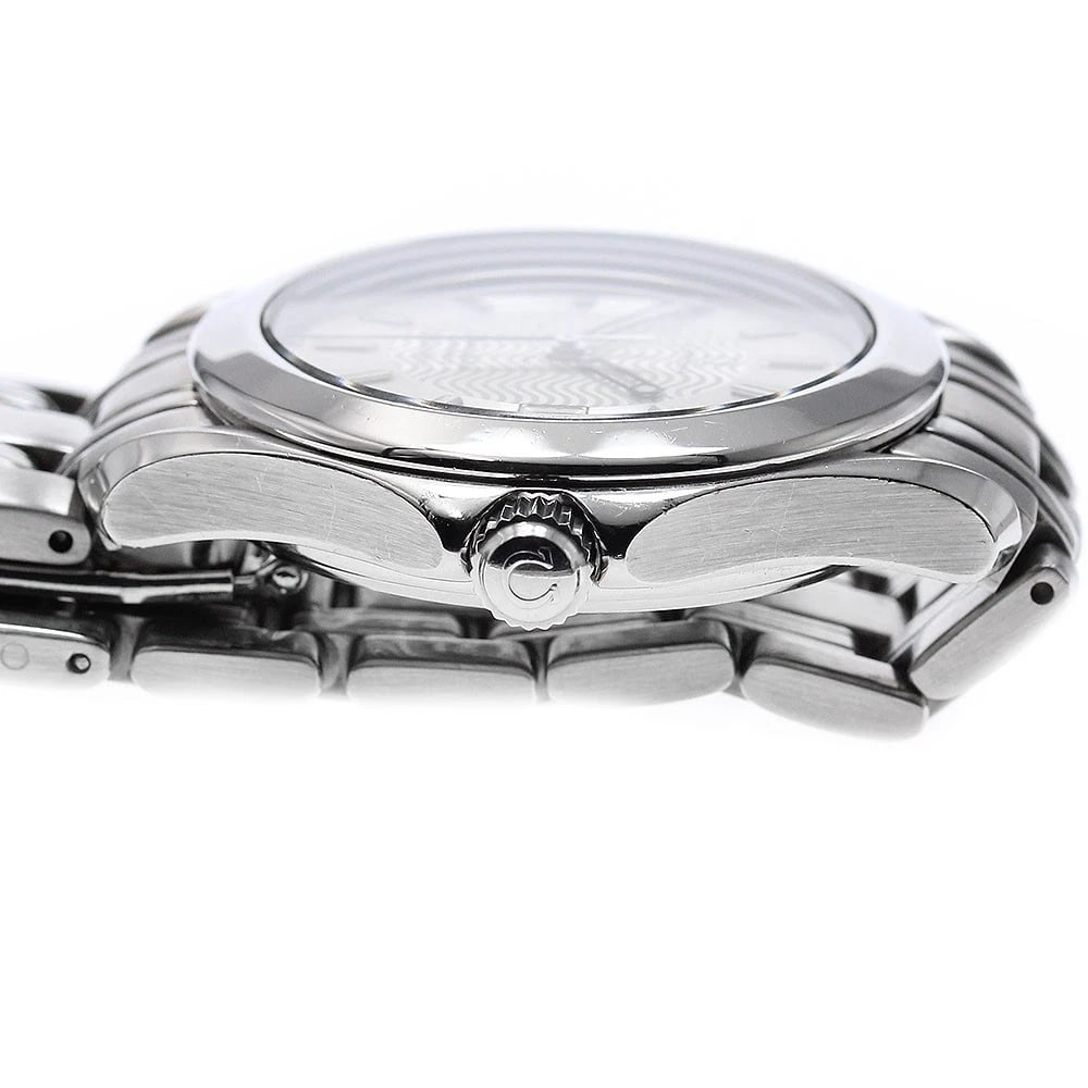OMEGA SEAMASTER DATE SILVER DIAL AUTOMATIC WATCH - 4